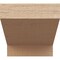 Ekena Millwork 4in. W x 4in. H x 28in. L Clemmons Woodgrain TimberThane Rafter Tail, Primed Tan RFTUR04X04X28CLERCPR - alternate 3